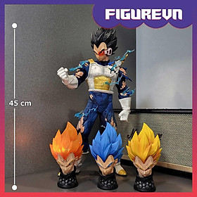 Mô Hình Vegeta ba đầu 45cm  Minitech yêu setup