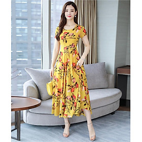 Váy - Đầm Trung Niên Dáng Xòe Dài
