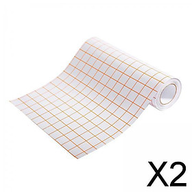 2xVinyl Transfer Paper Tape Roll 12" x 79'' with Alignment Grid Decals Windows