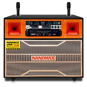 Mua Loa Kéo Điện Bass Đôi Nanomax Pro-908 2400w Bass 40cm x2 24 Sò Karaoke Bluetooth Hàng Chính Hãng