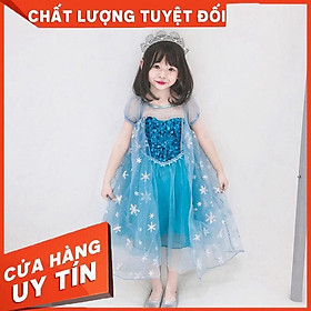 Đầm Elsa bé gái Váy đầm công chúa Elsa