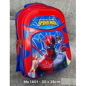 Balo in họa tiết 3D hình spider man cho bé trai đi học