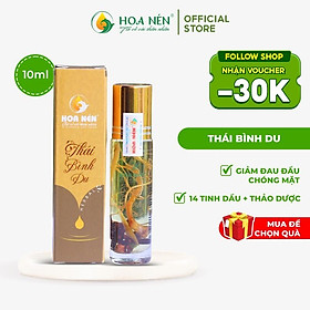 Tinh dầu thảo dược thái bình du Hoa Nén - Thư giãn, giảm stress