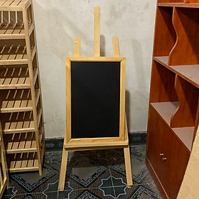bảng menu 60cm x 40cm kèm chân gỗ 130cm