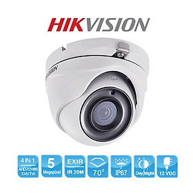 Mua Camera Dome HD-TVI (4 in 1) hồng ngoại EXIR 30m độ phân giải 5.0MP HIKVISION DS-2CE56H0T-ITM (Hàng chính hãng)