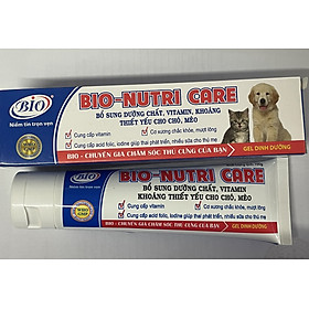 BIO NUTRI CARE 100G - BỔ SUNG DƯỠNG CHẤT, VITAMIN, KHOÁNG CHO CHÓ MÈO