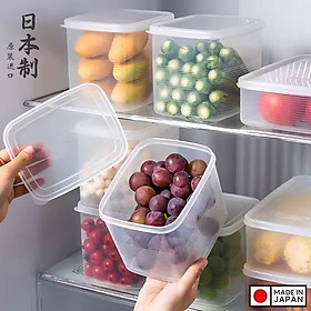 Hộp thực phẩm Inomata Natural Pack 1600ml dáng cao - Hàng Nội Địa Nhật Bản