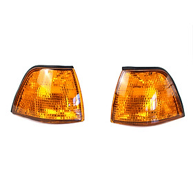 Corner Light Lens Replacement Yellow Amber Indicator Lamp Fit For Side Corner Signal Light Fit For BMW E36 3 Series