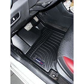 Thảm lót sàn xe ô tô KIA Morning 2017-2021 chất liệu TPE thương hiệu Macsim màu đen