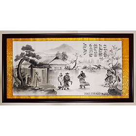 Mua Tranh thủy mặc- Tam cố thảo lư -TM83