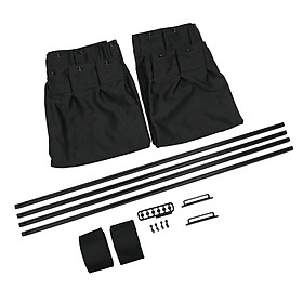 Car Windshield 50S Pure Black Shading And UV Insulation Curtain Front And Rear Windshield And Awning For Cars Car