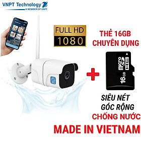 Camera IP Wifi ngoài trời VNPT Technology ONE HOME Home Vision chuẩn chống nước hàng chính hãng