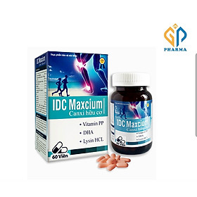 IDC Maxcium Canxi hữu cơ hỗ trợ phát triển chiều cao, giảm loãng xương