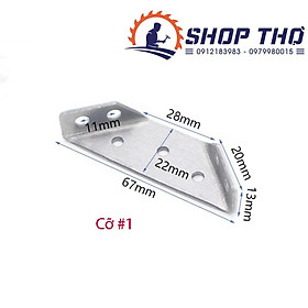 Mua Ke góc inox 201 cỡ #1  #2 liên kết góc 3 mặt