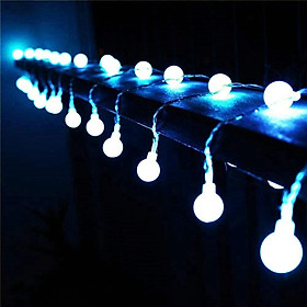 Đèn LED dây chạy bằng pin dùng trong trang trí tiệc Giáng Sinh