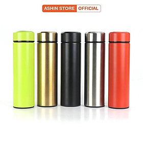 Bình Nước Thủy Tinh Màu Giữ Nhiệt Thủy Tinh Bọc Nhựa 450ml