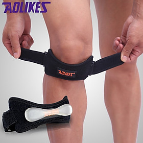 Đai bảo vệ đầu gối AOLIKES A-7918 đệm silicone hỗ trợ xương bánh chè Magnetic Knee Support Belt