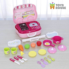 Hộp đồ chơi bác sĩ, nấu ăn, cơ khí, trang điểm cho bé Toys House