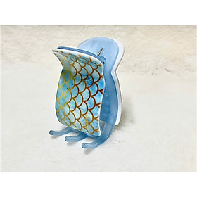 Kẹp tóc càng cua thiết kế mới đầu tròn đơn giản thời trang - Kẹp tóc 2 lớp rất chắc chắn ( nhựa tốt )