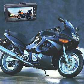 Motorcycle Driving Recorder Locomotive Cycling Camera Separated Waterproof Dual Lens Camcorder