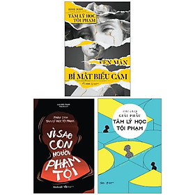 Combo Sách Hay Về Tâm Lý Học Tội Phạm (Bộ 3 Cuốn)