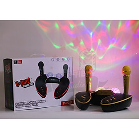 Mua Loa bluetooth cao cấp ST 2021 - Dàn âm thanh karaoke mini kèm 2 đèn led - Nâng cấp từ ST 2020 - Tặng kèm 2 micro không dây - Loa karaoke bluetooth xách tay thời trang - Công nghệ mới thiết kế độc đáo - Bass cực chất - Giao màu ngẫu nhiên - Hàng nhập khẩu