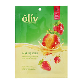 Mặt Nạ Nuôi Dưỡng Trắng Da Dầu Ôliu Và Dâu Tây Ôliv 20G