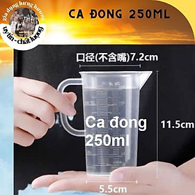 Mua Ca 250ml nhựa có định mức  dụng cụ pha chế