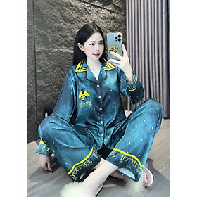 Bộ Đồ Ngủ Lụa Việt Nam Nhiều Mẫu Tay Dài Quần Dài Xinh Xắn