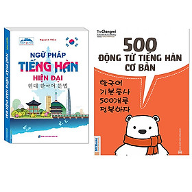 Hình ảnh Combo Ngữ Pháp Tiếng Hàn Hiện Đại +500 Động Từ Tiếng Hàn Cơ Bản