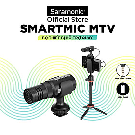 Bộ Thiết Bị Thu Âm Saramonic MTV - Hỗ Trợ Quay Video Ổn Định Trên Điện Thoại - Hàng Chính Hãng