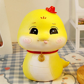 Ống Tiết Kiệm Rắn Vàng Sung Túc 2025 Lợn Tiết Kiệm Piggybank Trang Trí_ Hàng Chính Hãng