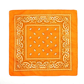 Bộ sưu tập khăn vuông cotton bandana turban XO Vintage BDN01 54x54cm - BDN01.7 Vàng nghệ tươi