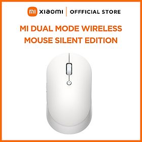 Chuột Không Dây Xiaomi Mi Dual Mode Wireless Mouse Silent Edition - Màu trắng - Hàng Chính Hãng