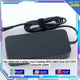 Mua Sạc dành cho Laptop Asus Gaming ROG Strix Scar III G531 G531GW 230W - Kèm Dây nguồn - Hàng Nhập Khẩu