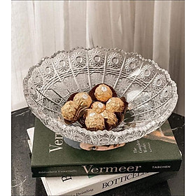 Mua Chân bồng pha lê mài Bohemia M57 (đk 30 5cm)