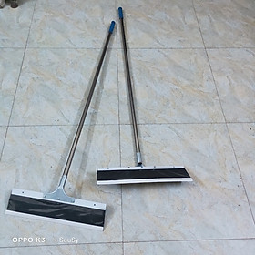 Cây chổi Cào, Gạt nước sàn nhà - lau kính Bản to cán Inox