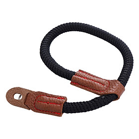 Camera Wrist Strap Universal PU Leather Cotton Rope for Mirrorless Camera