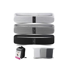 Bộ 3 dây kháng lực superband chất liệu chun vải co giãn tốt