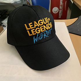Mũ lưỡi trai League of Legends chất liệu vải bò siêu chât