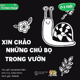 Download sách Sách Tương Phản - Kích Thích Thị Giác Trẻ Sơ Sinh - Xin Chào Những Chú Bọ Trong Vườn