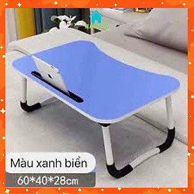Mua Bàn học bàn gáp học sinh_sinh viên (có khe cắm điện thoại) vd011
