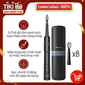 BÁO GIÁ Cách Làm Kệ Để Bàn Chải Đánh Răng | Shopee Lazada Sendo Tiki mới nhất 60 Bàn chải đánh răng điện FAIRYWILL E11 chính hãng Mỹ - Công nghệ làm sạch bằng sóng siêu âm - 8 đầu thay thế - Hàng Chính Hãng
