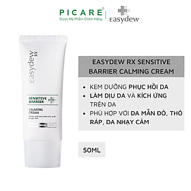 Kem Dưỡng Easydew Rx Cấp Ẩm Phục Hồi Cho Da Đỏ, Viêm, Giãn Mạch Sensitive Barrier Calming Cream 60ml