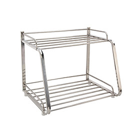 Kệ lò vi sóng inox 304 chữ D loại lớn cao cấp Goda