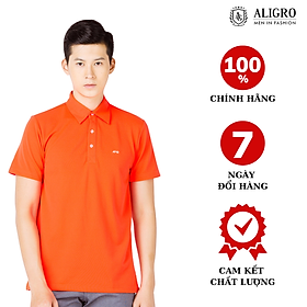 Áo polo nam ngắn tay ALIGRO vải 100% cotton mềm mịn, co giãn, thấm hút mồ hôi ALGPLO9