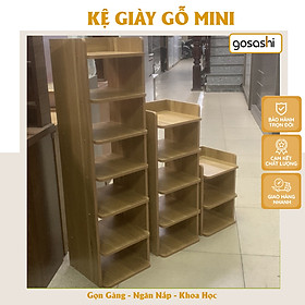 Kệ Để Giày Dép Gỗ Thiết Kế Nhỏ Gọn, Tối Ưu Diện Tích Kệ Giày Dép Xếp Gọn Đa Năng Kệ Gỗ MDF Phong Cách Hiện Đại