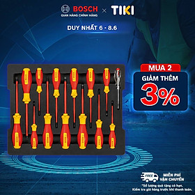 Mua Bộ tua vít cách điện VDE 14 món Bosch chất lượng chuẩn Đức