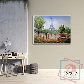 Mua Tranh canvas phong cách sơn dầu - Phong cảnh Paris - PC013