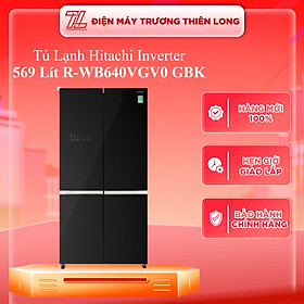 Tủ lạnh Hitachi Inverter 569 lít R-WB640VGV0 GBK